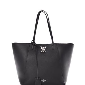 Louis Vuitton LockMe Cabas Black Calfskin